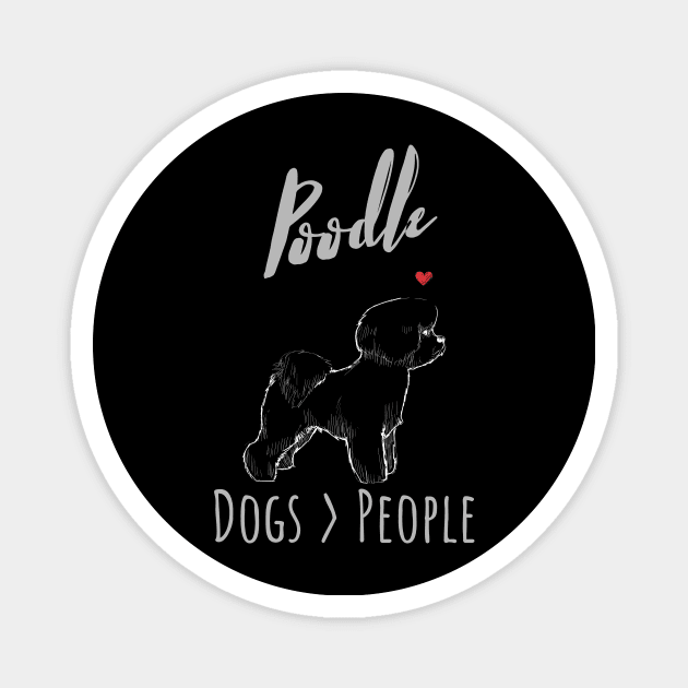 Poodle - Dogs > People Magnet by JKA